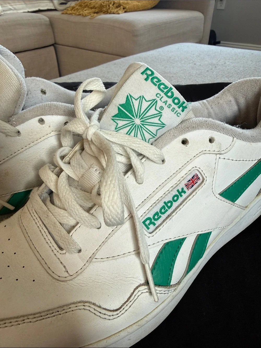 Reebok Club C Revenge White Glen Green Sneakers Men’s Size 10